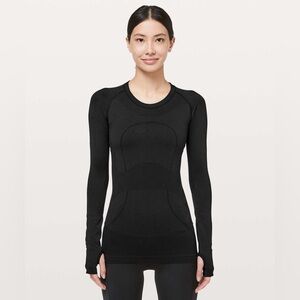 Lululemon Black Long‎ Sleeve Swiftly Shirt 8